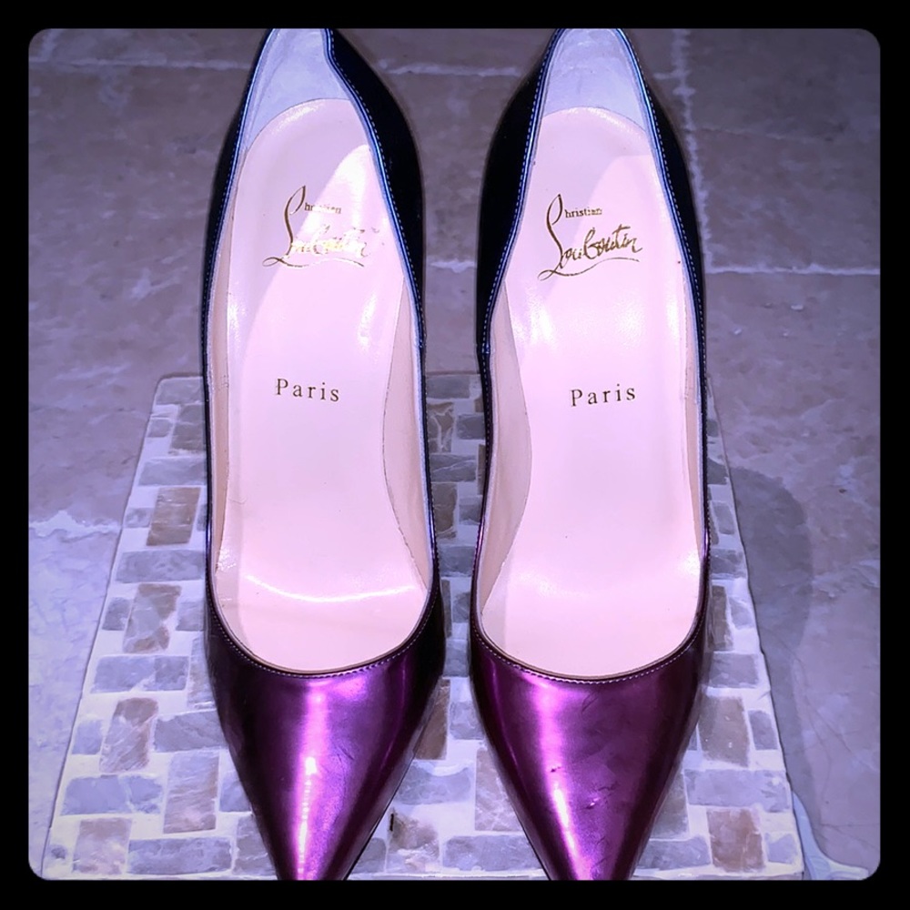 Christian Louboutin blue ombré so Kate BNIB